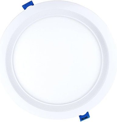DBR80-S1W Baffle Slim Downlight, 8'' Round, White