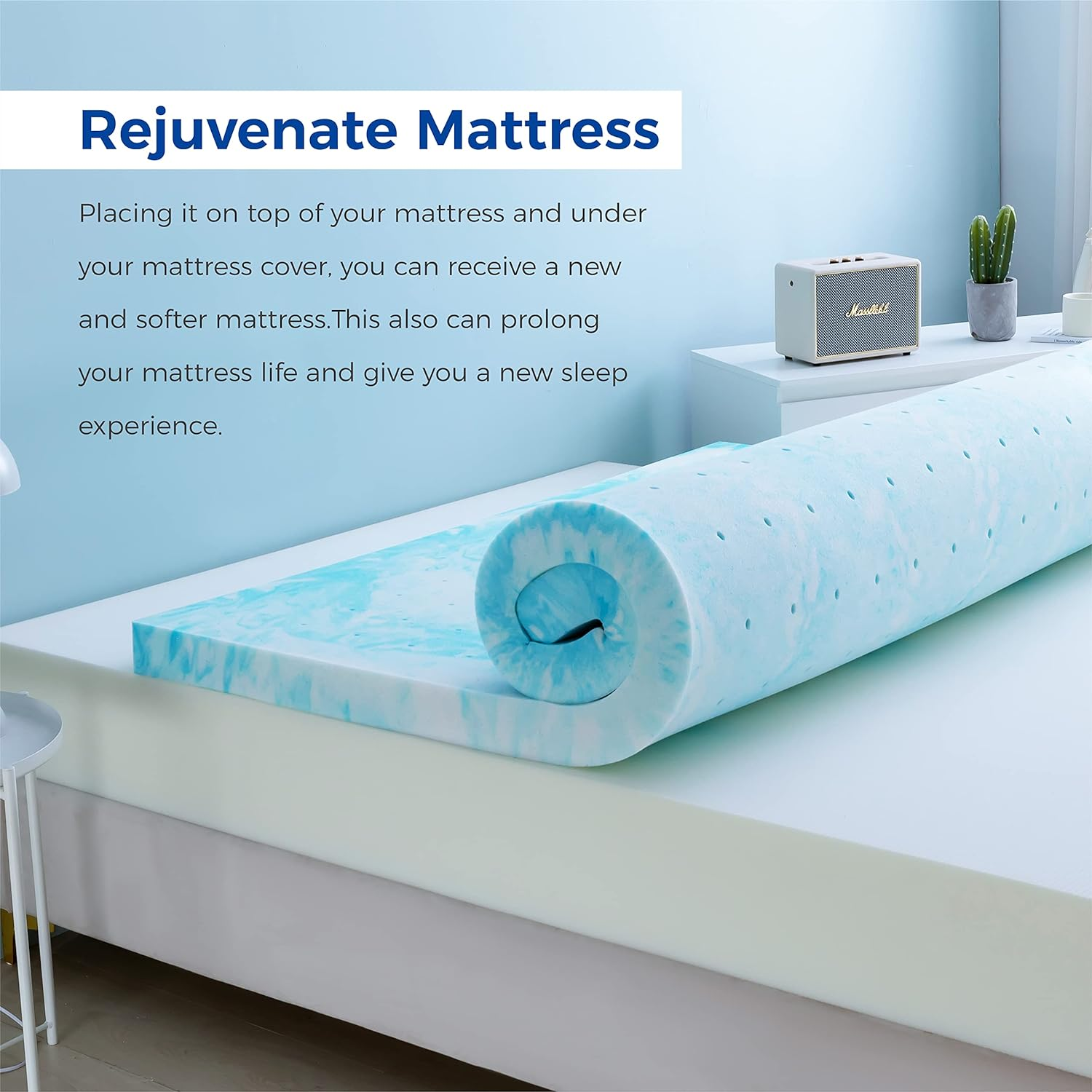 Memory Foam Mattress Cooling Gel Mattress Topper Queen Full Twin King Mattress eBay
