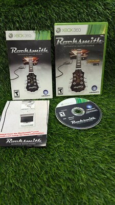 Rocksmith (Microsoft Xbox 360 Game) CIB Complete w/ Manual Tested & Works
