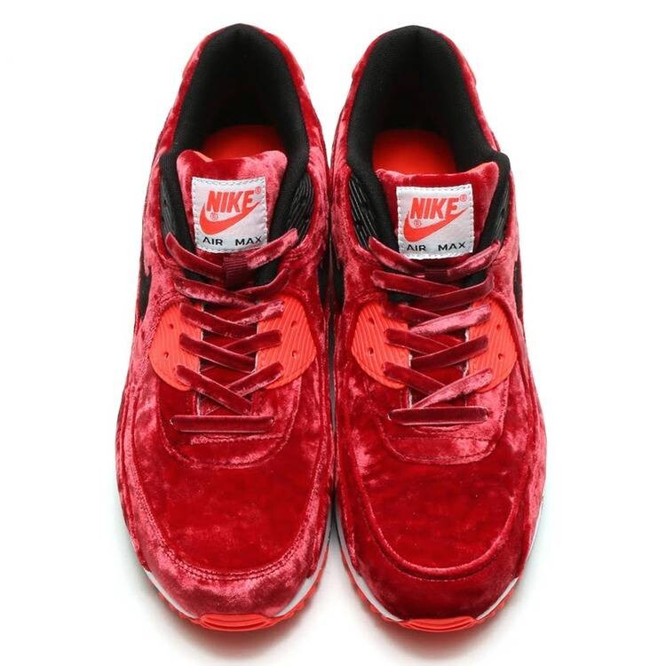 Size 7.5 - Nike Air Max 90 Anniversary Infrared Velvet W for sale