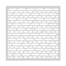 New Hero Arts "BRICK WALL" Stencil 6"x6" 2022