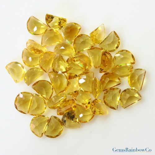 Rare Citrine D-Shape Faceted Loose gemstone good Quality, Inclusion Free - Imagen 7 de 22