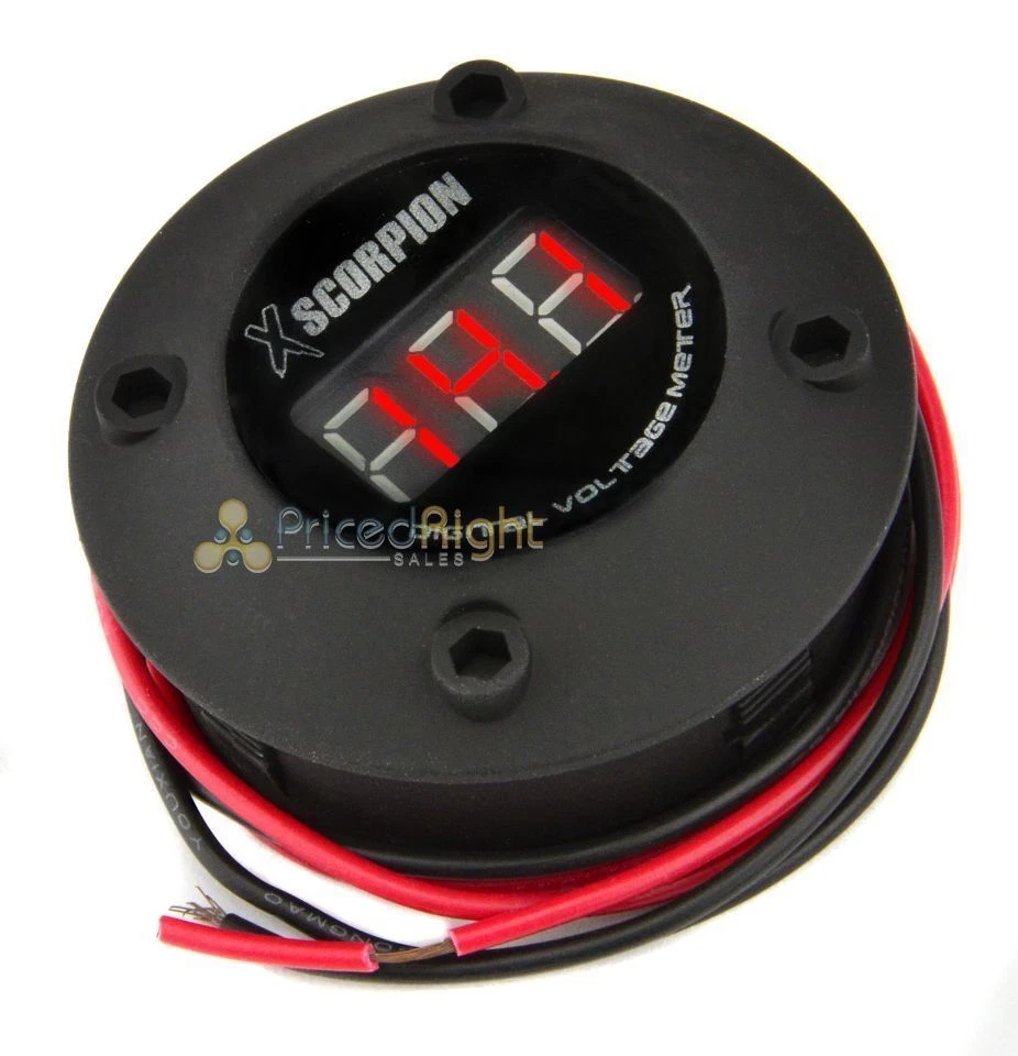 Voltage meter 2024 for car audio