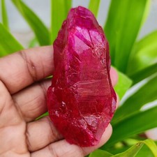 Natural 470 Ct With Certified African Uncut Red Ruby Gemstone Rough 77mm