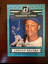 ADRIAN BELTRE 2015 PANINI DONRUSS DIAMOND KINGS PRESS PROOF #d/199- Texas