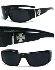 New Choppers Bikers Mens Discounted Sunglasses - Cross logo C38