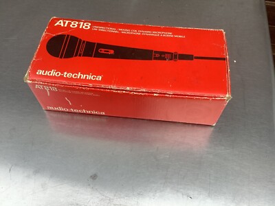 VINTAGE AUDIO TECHNICA AT 818 MICROPHONE | eBay