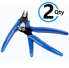 2 Qty Precision Flush Cutters Electronics Networking Cable Flush Cut Side Snips
