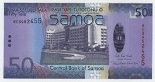 Samoa 50 Tala ND 2017 Pick 41.c UNC Uncirculated Banknote