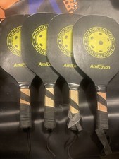 Pickleball Paddles Lot Of 4 Amicoson