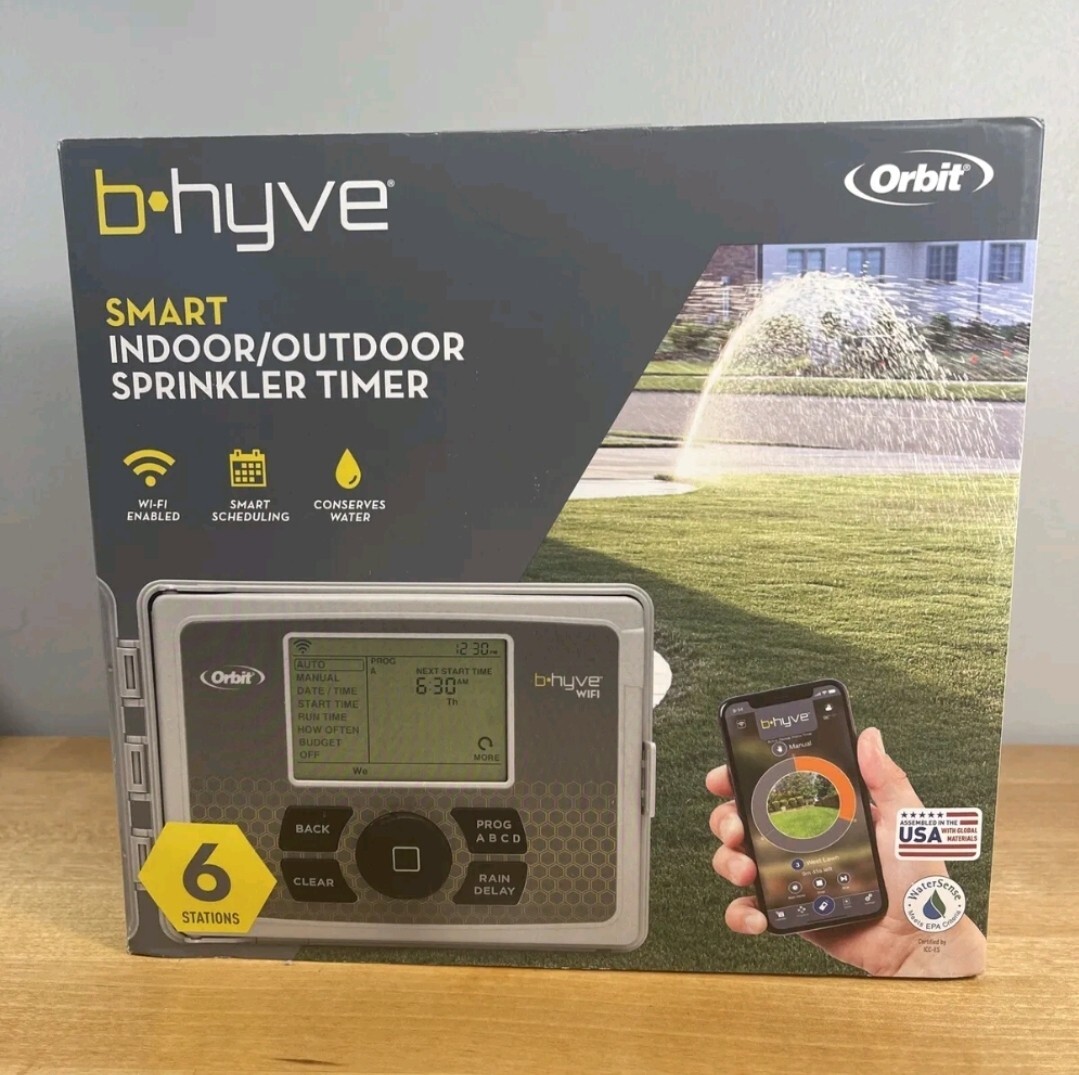 Orbit 57946 Bhyve Smart Indoor/Outdoor 6Station WiFi Sprinkler System
