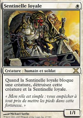 *MRM* FR/VF Loyal Sentry / Loyale Sentinel MTG 10E