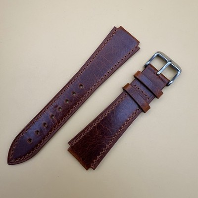 18mm Brown Leather Watch Strap Band For Casio AE-1200WH AE-1300 A158W A159 A168