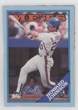 1988 Topps Wax Box Bottom Howard Johnson #K sb7