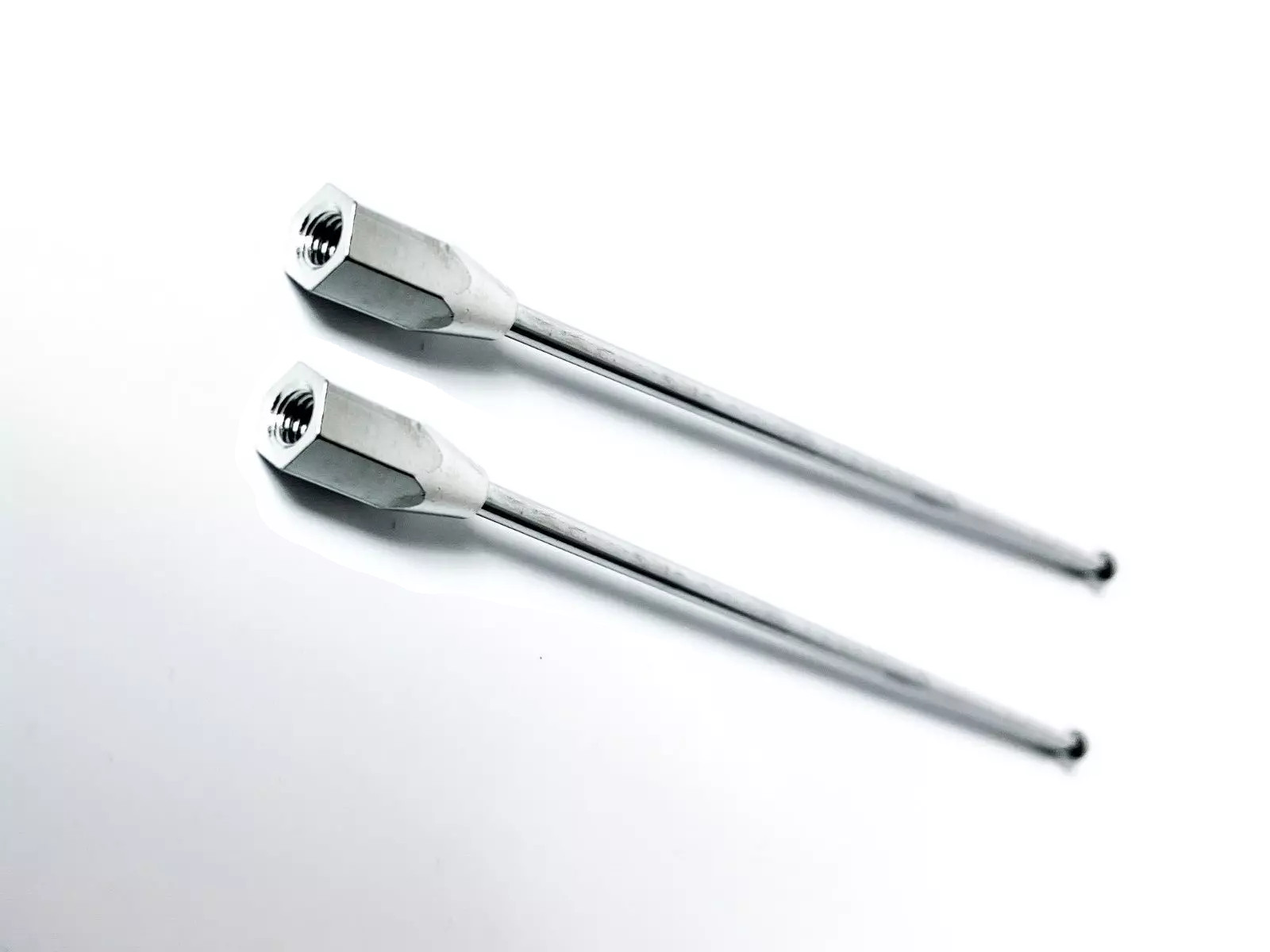 7" 2-pack Stainless AM/FM/XM/CB Mast Antennas for Honda Goldwing GL1500 88-00 - Image 10