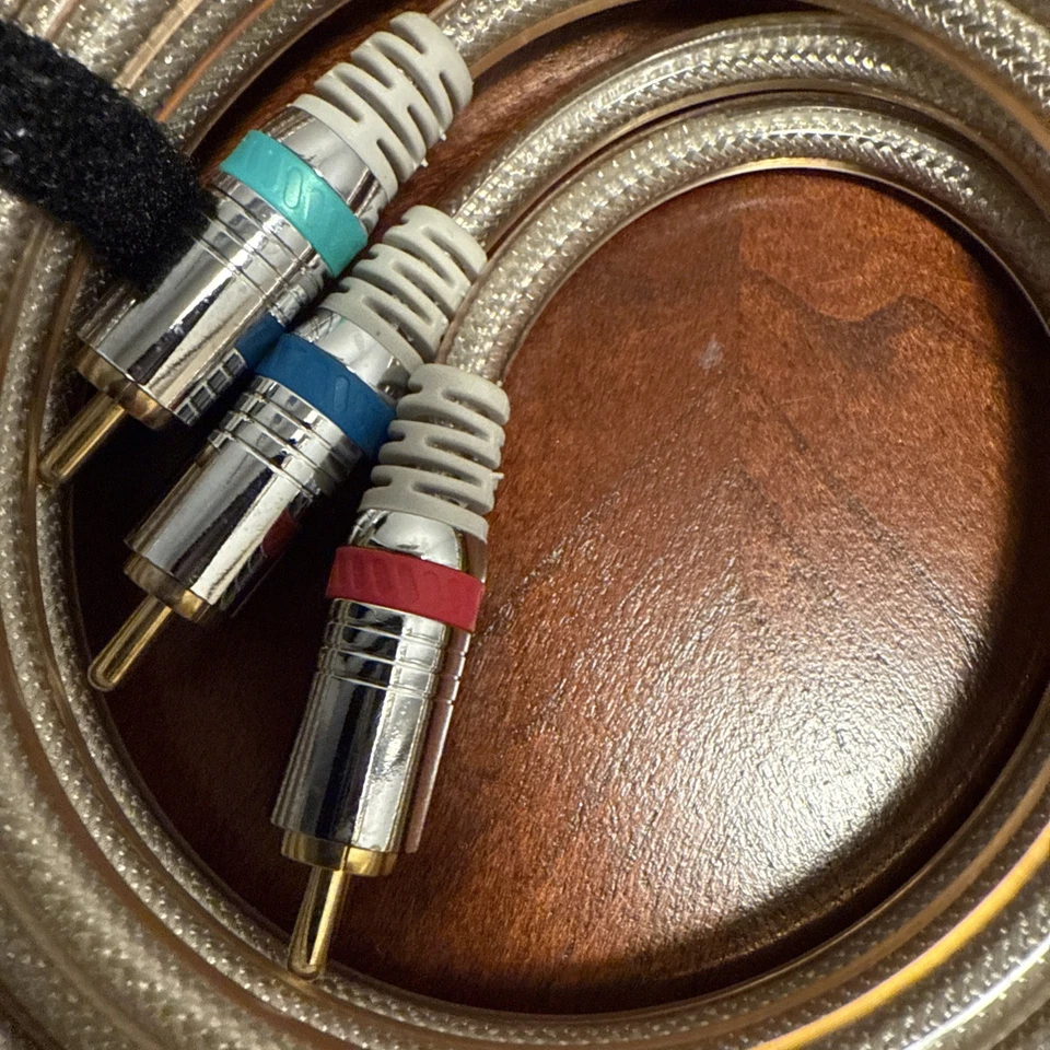 Philips 24K Oro Punta RCA Audio Video A/V Cable Interconectado VCR DVD TV 6' Foto 2 de 3