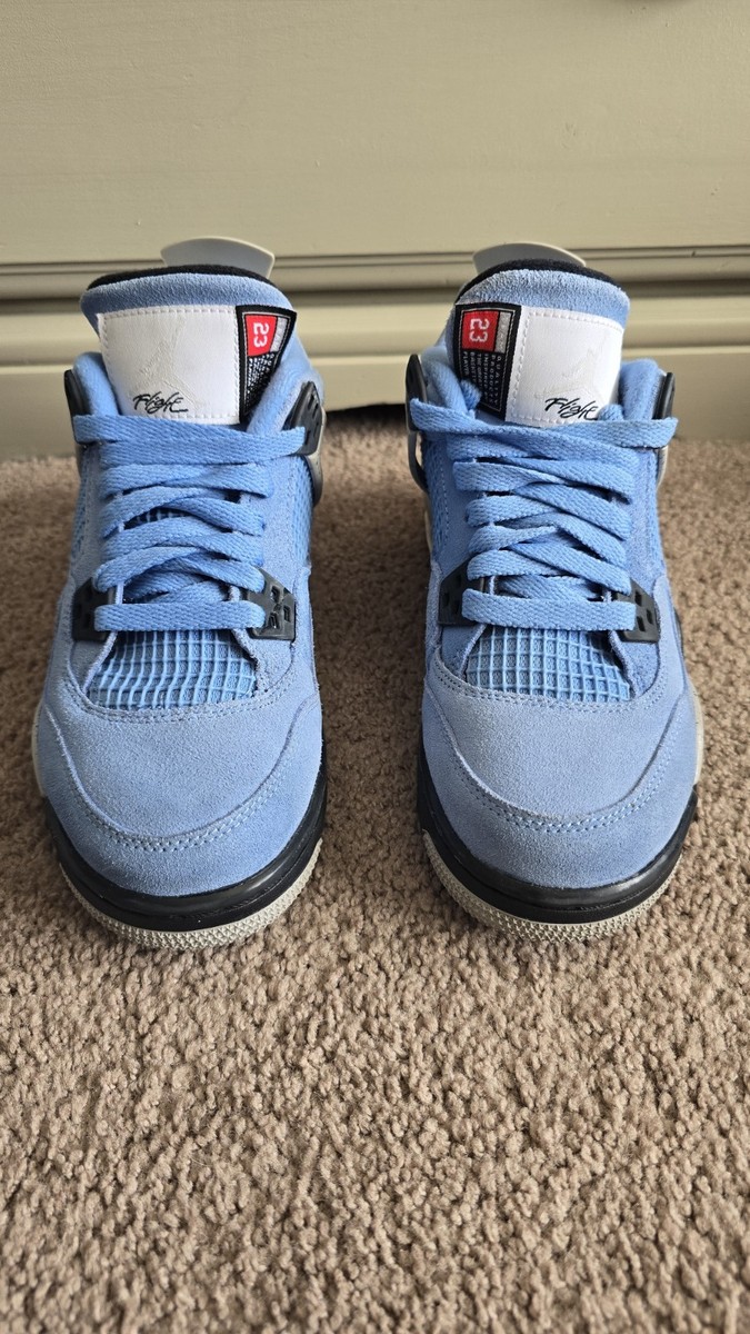 USED Nike Air Jordan Retro University Blue cement GS 408452-400 youth 5Y