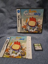 Super Scribblenauts Nintendo DS cib Complete w Instruction Manual Booklet TESTED