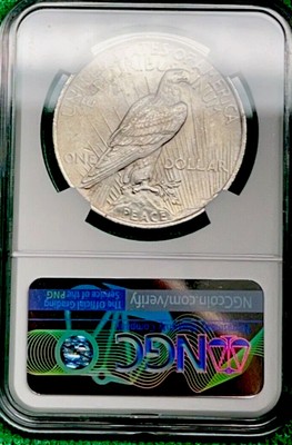 1923 Peace Silver Dollar. NGC MS 62. 100th Anniversary. | eBay