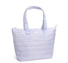 IH LoveShackFancy x Target Everblooming Rosettes Ditsy Tote Bag Breezy Blue
