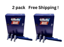 Gillette Good News Disposable Razors Twin Blade Box of 30 Pieces LUBRICATED 2-Pk