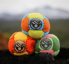 Hacky Sack Footbag Spiral Pellet Filled Footbag Ball Multiple Colors 1 3pcs