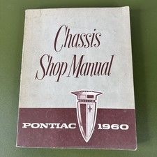 Oem 1960 Pontiac Chassis Service Repair Shop Manual Factory Book Used Oem 1960 Pontiac Chassis Service Repair Shop Manual Factory Book Used