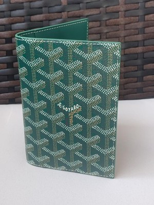 Goyard Passport Holder Passhülle  Kartenetui  Grün sehr guter Zustand 