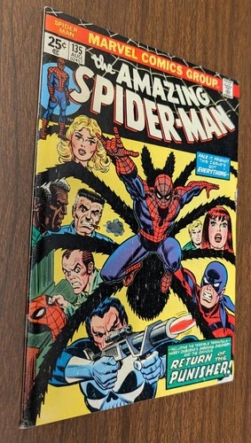Amazing Spider-Man #135 Mark Jewelers GS #4 Marvel 1974-75 3rd 4th Punisher App.