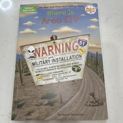 Penguin Workshop Where Is Area 51? Paula K. Manzanero Paperback Illustrated
