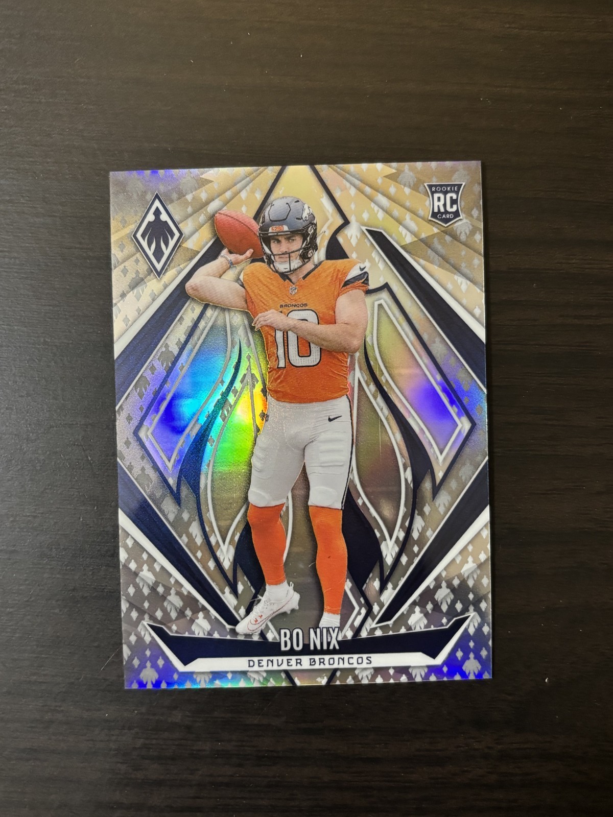 Bo Nix 2024 Phoenix Logo Silver Prizm Rookie /399 #159 RC Denver Broncos SP Star