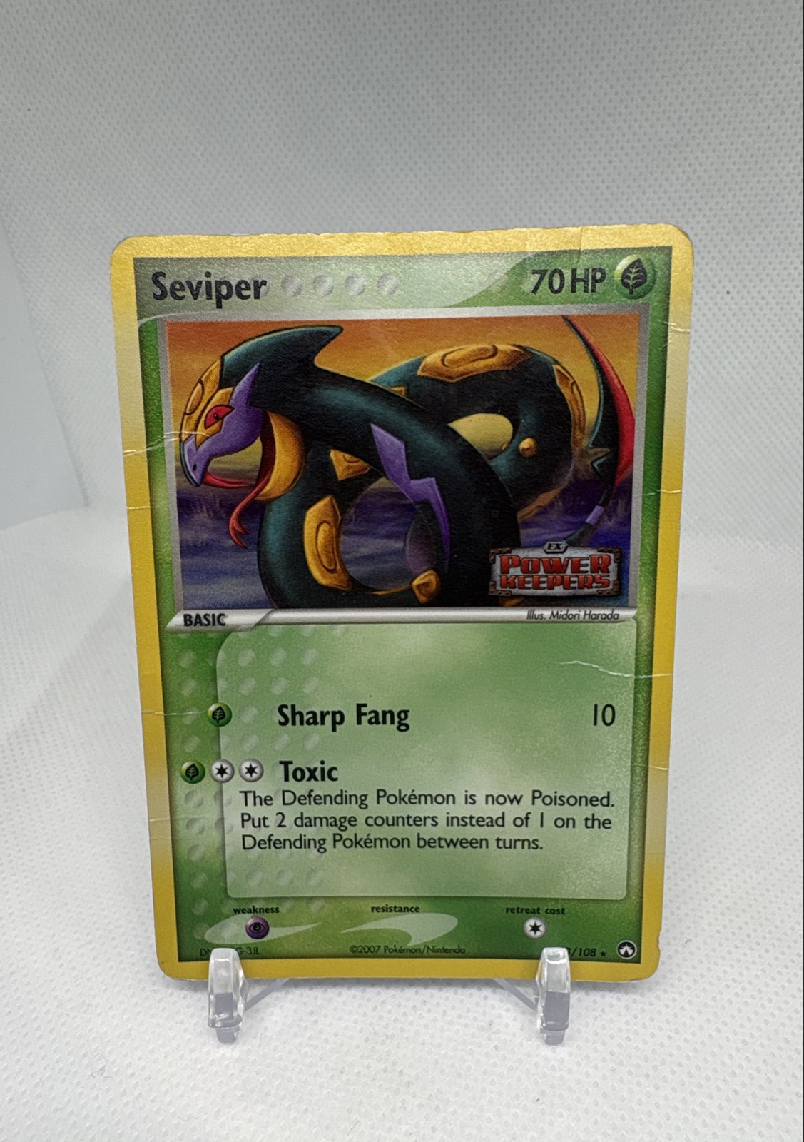 Seviper 23/108 Power Keepers Reverse Holo