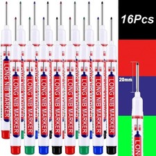 10 Pcs Long Head Deep Hole Marker - Long Nib Marker, Multi-Purpose Deep Hole