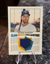 2026 Topps Heritage GEORGE SPRINGER Clubhouse Collection RELIC Blue Jays