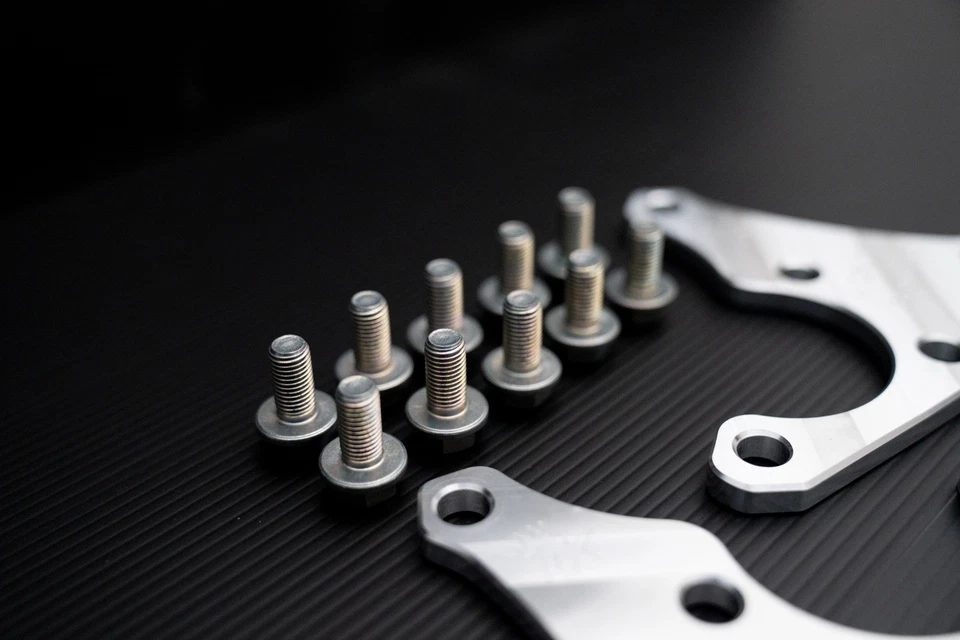 Soportes de conversión de disco trasero Honda Civic 1988-91, CRX, del Sol Foto 4 de 4