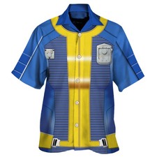Lucy Jumpsuit Cosplay Fallout Costume Unisex Hawaiian Shirt