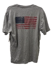 Sperry The Classic Tee American Flag Shirt Heather Gray Men’s Size Large NEW