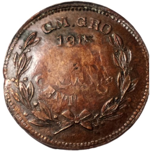 Mexican Revolution *1915 50 Centavos Coin. - Bild 2 von 3