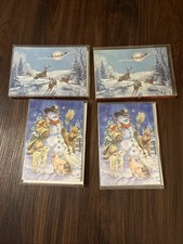 Leanin  Tree Christmas Cards Lot of 4 Boxes 48 Cards. 2 Designs