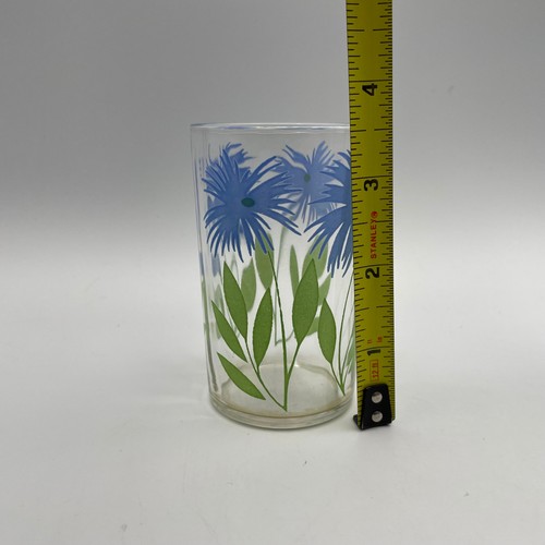 2 Swanky Swig Cornflower Pattern Glasses - Picture 3 of 3
