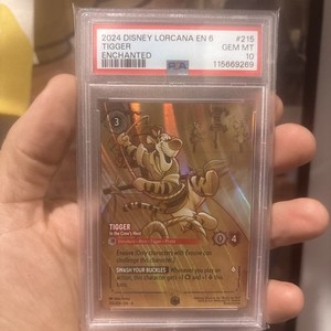 LORCANA ロルカナ　ゼウス　psa10 エンチャンテッド ディズニー ロルカナTCG 222/204・JA・3 そこに登場、ゼウス！ (日本語