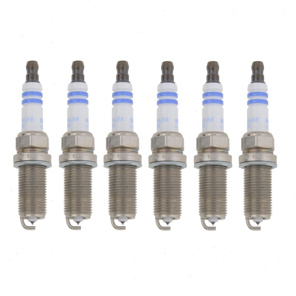 6 pc Bosch Double Platinum Spark Plugs for 2006 BMW 330i 3.0L L6 Ignition vb