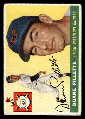 Duane Pillette #168 1955 Topps card