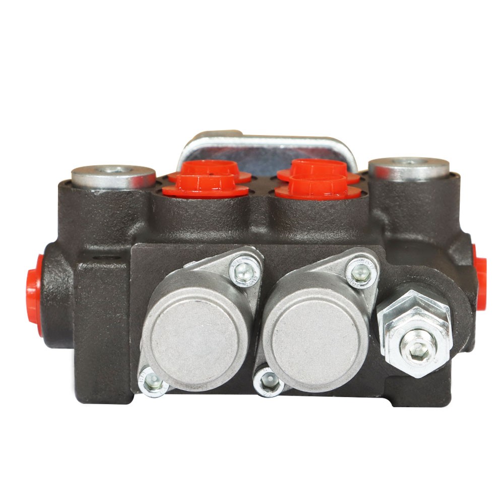 Hydraulic Joystick Control Valve 2 Spool 11 GPM Directional Control Valve Double