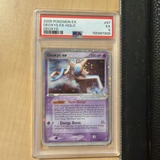 PSA 5 Deoxys EX Holo 2005 Pokemon EX 97/107 #97 English Foil on eBay