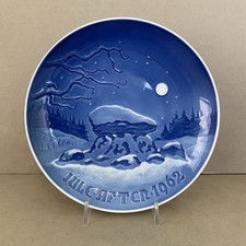 1962 Bing & Grondahl B&G Annual Christmas Plate OLDTIDSMINDE ~ Made in Denmark