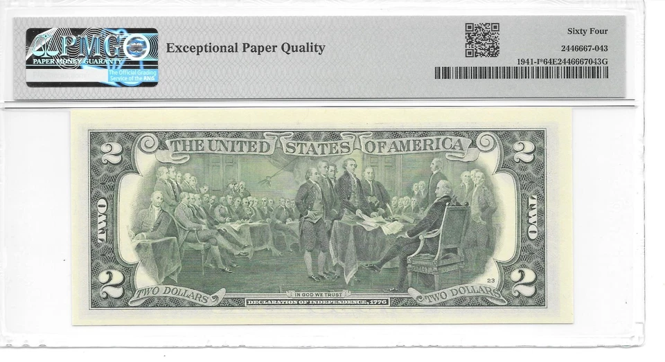 2017A* MINNEAPOLIS STAR $2 FRN PMG 64EPQ Choice Uncirculated (1st Print Release) - Image 2 of 4