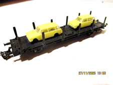 Modellbahn Spur TT. PKW Transporter mit Runge...