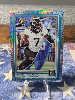 2025 Panini Donruss Optic - Rocket Prizm #4 Brian Thomas Jr. SP