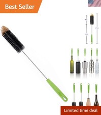 Bottle Brush Long Handle 17 Inch Flexible Cleaner for Bottles Vase Flask
